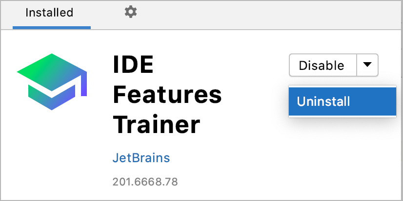 プラグインをアンインストールする Uninstall plugin