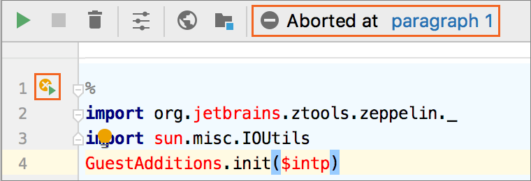 Execution with errors occurred Execution with errors occurred