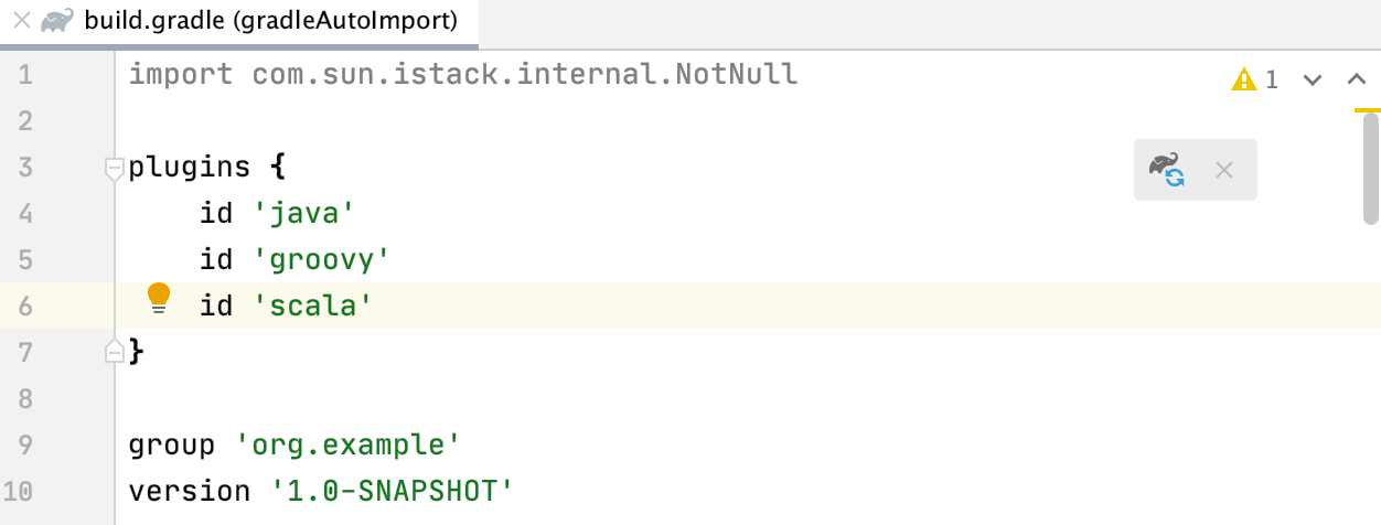 エディター:build.gradle Editor: build.gradle