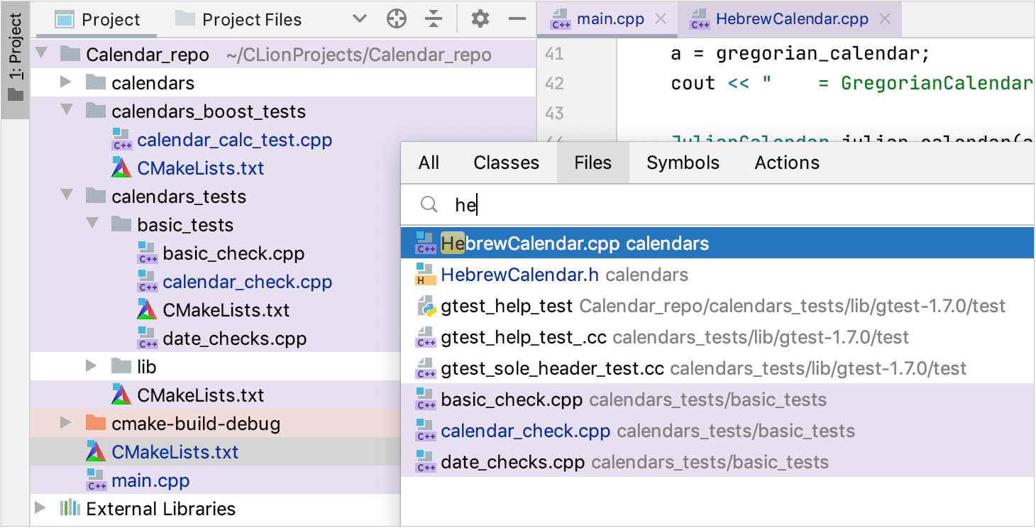 Scope highlighting in the editor tabs and search results Scope highlighting in the editor tabs and search results