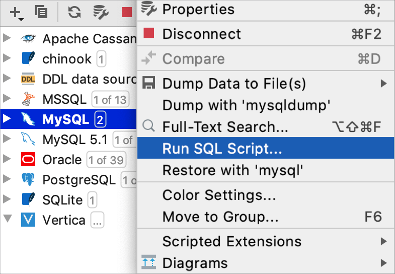 Run an SQL file