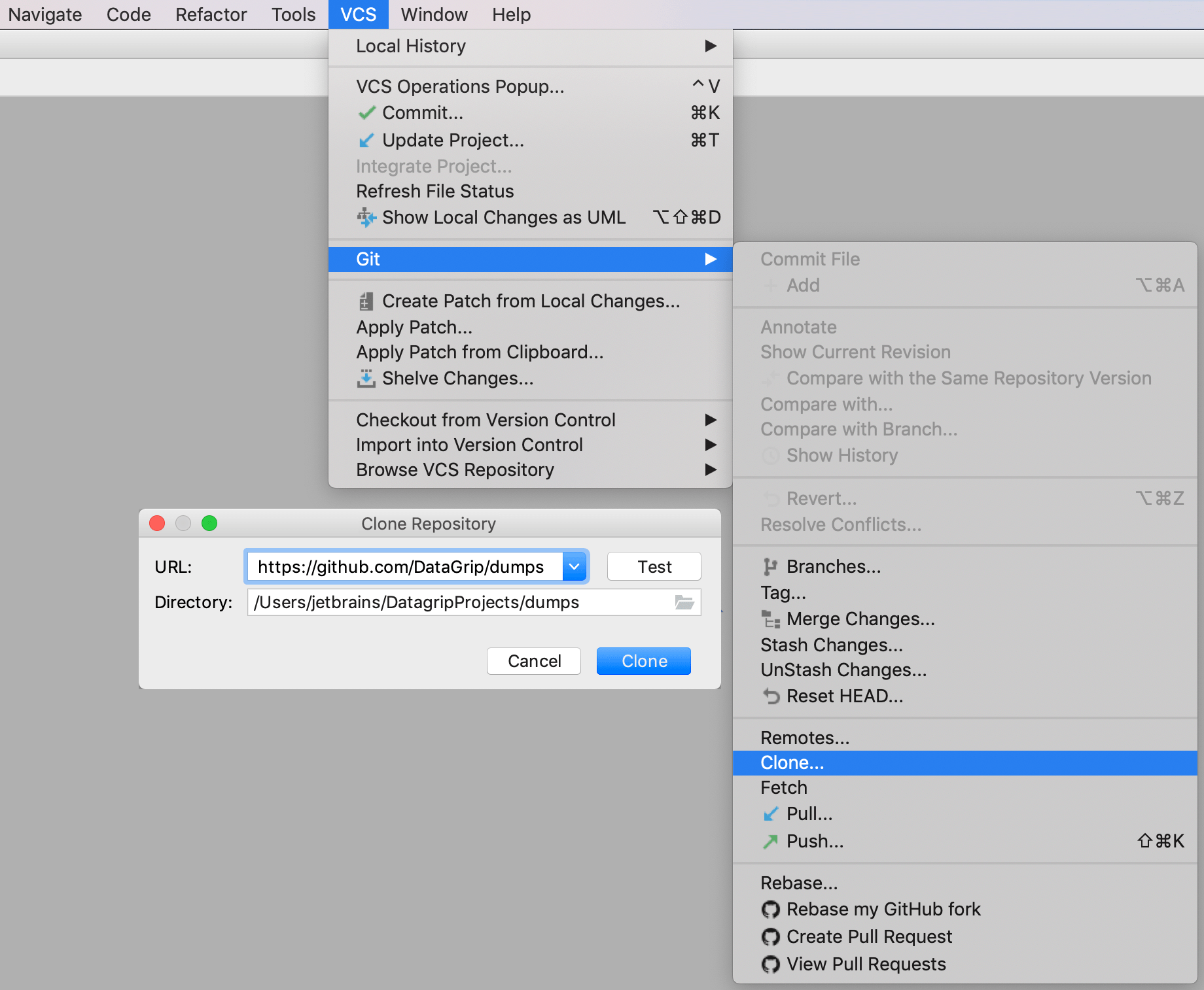 Clone a GitHub repository Clone a GitHub repository