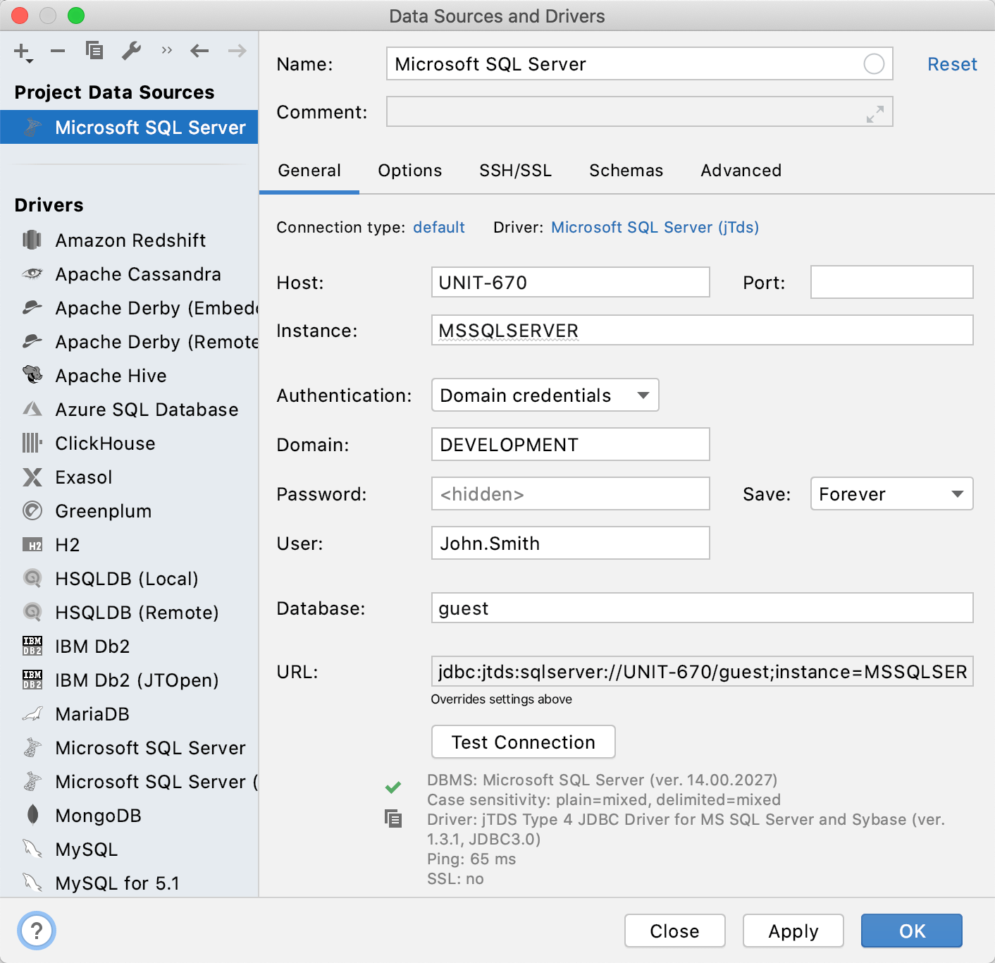 sql server visual studio for mac