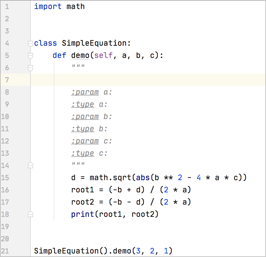 Docstring Python Format Python docstring with vim is