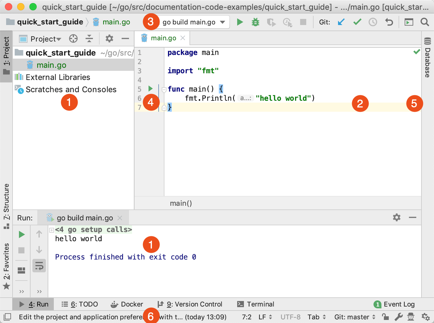 Project view, Editor, and Tool Windows Project view, Editor, and Tool Windows