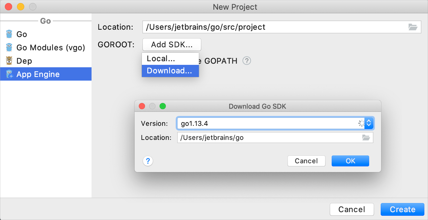 Download the Go SDK Download the Go SDK