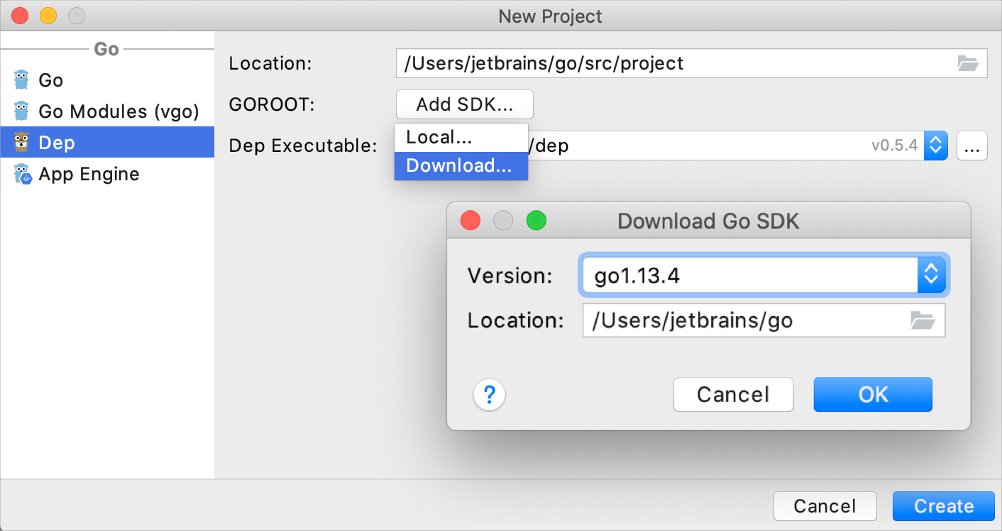Download the Go SDK Download the Go SDK