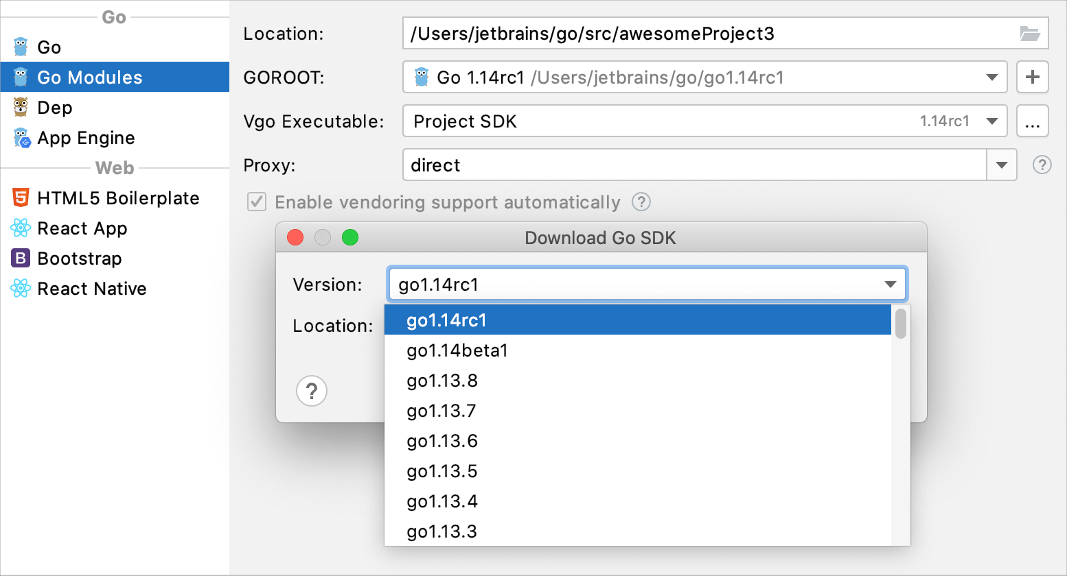 Download the Go SDK Download the Go SDK