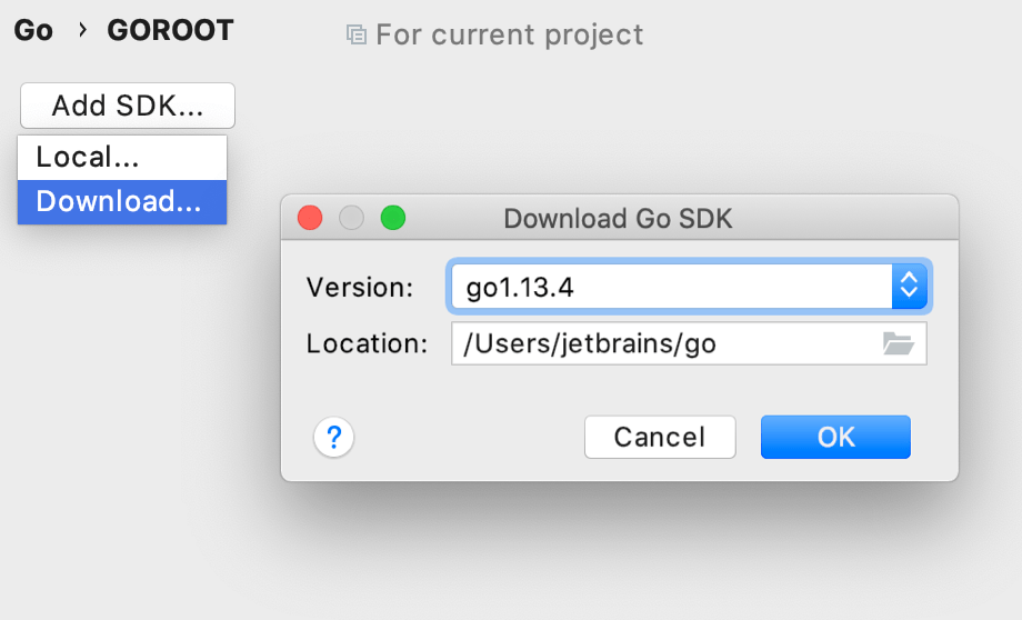 Download the Go SDK Download the Go SDK