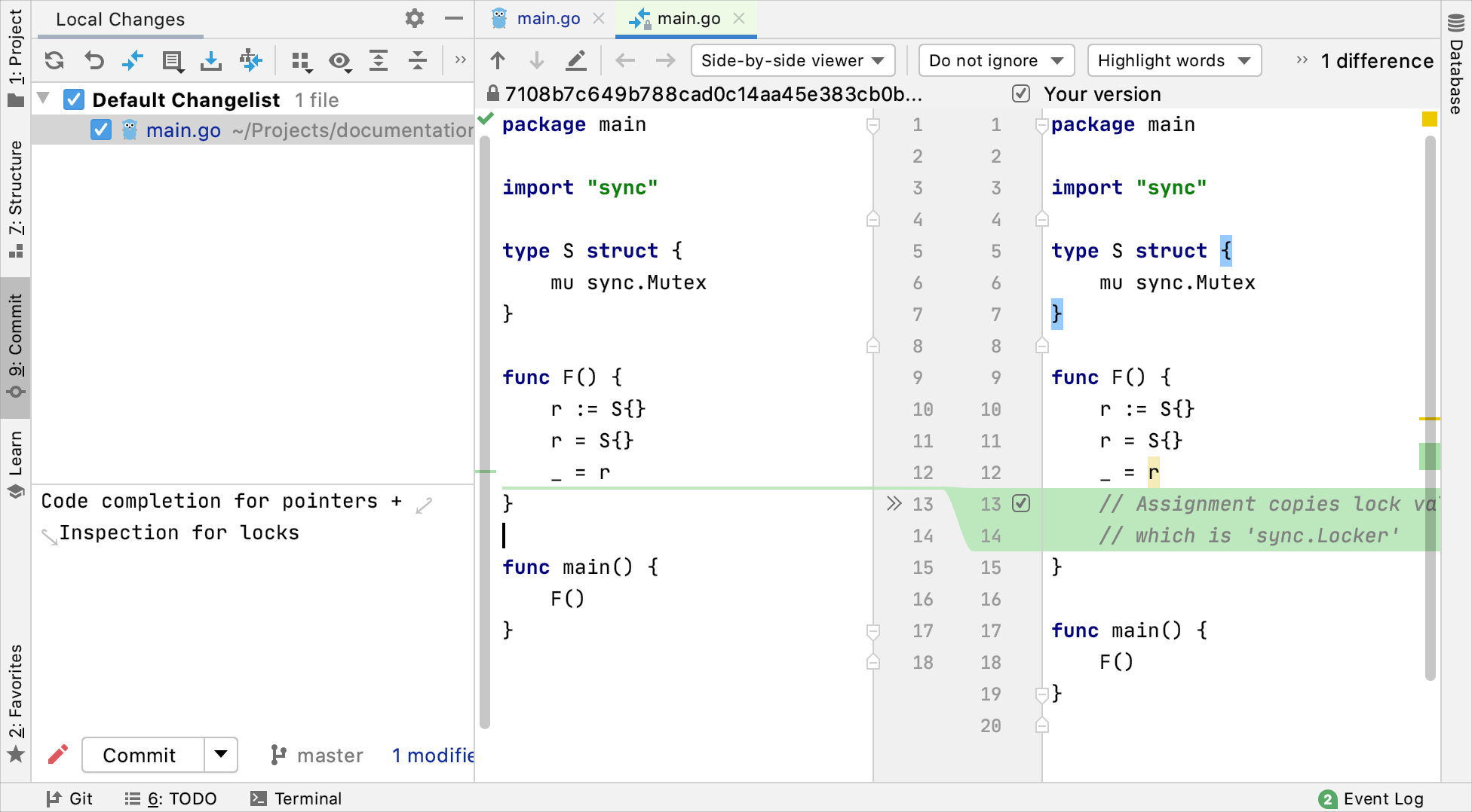 A new Commit tool window A new Commit tool window