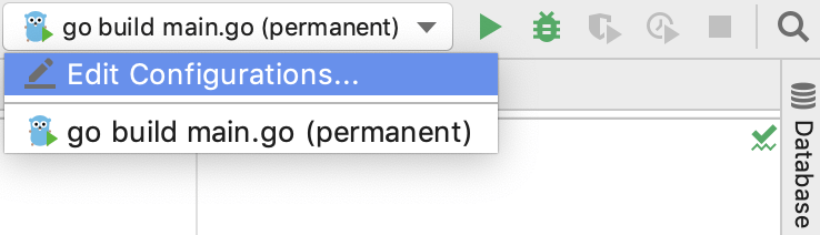 Permanent configuration Permanent configuration