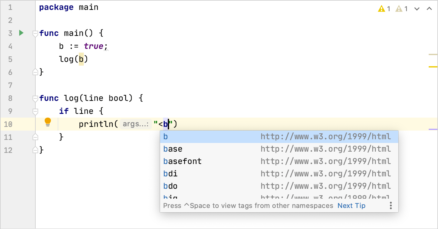 Support for Go templates Support for Go templates