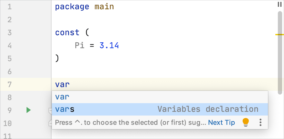 Live Templates: added consts, vars, types, and imports templates Live Templates: added consts, vars, types, and imports templates