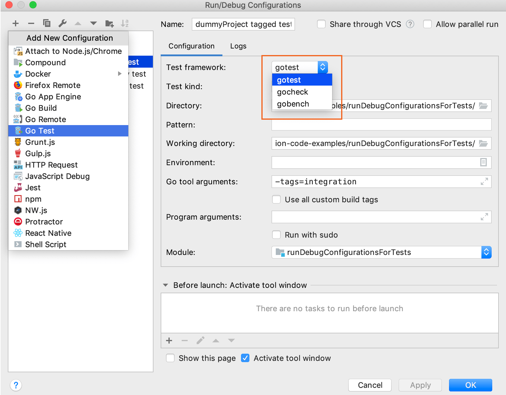 Packages for testing Packages for testing