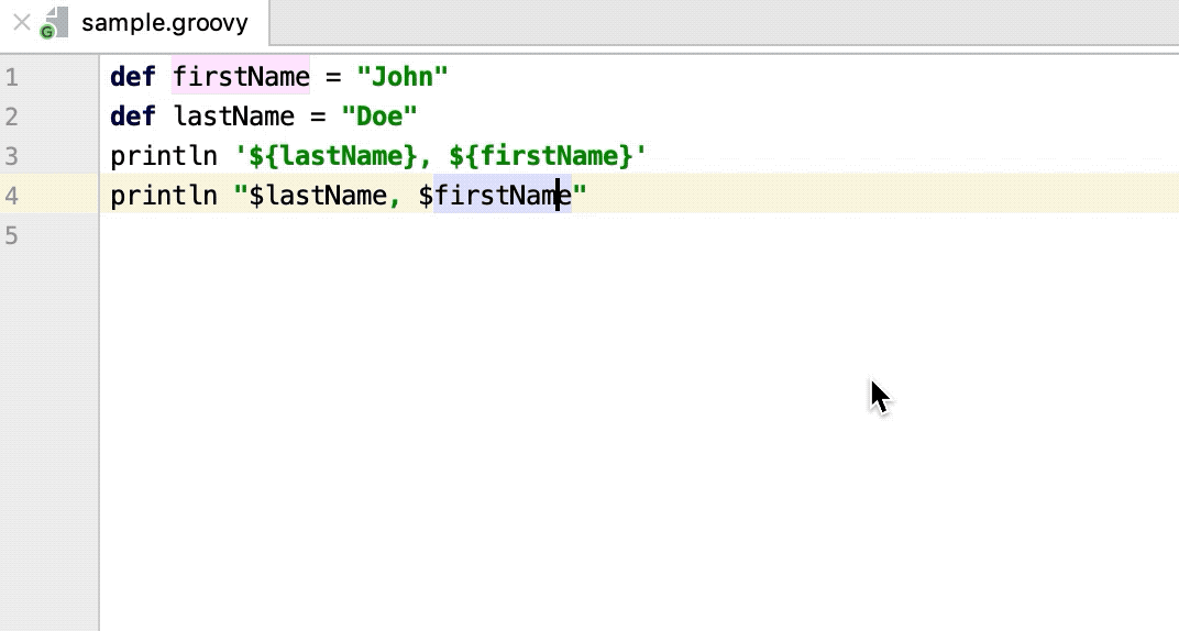 Work with Groovy code in the editor Help IntelliJ IDEA