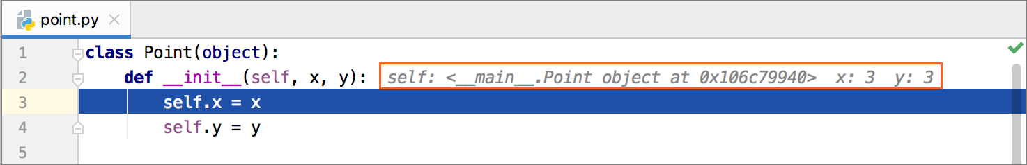 Inline values at start Inline values at start