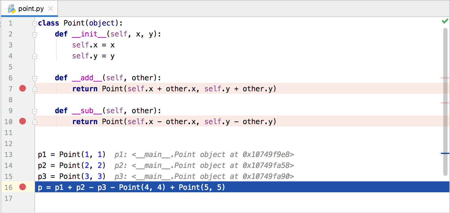 Debugging: inline variables view Debugging: inline variables view
