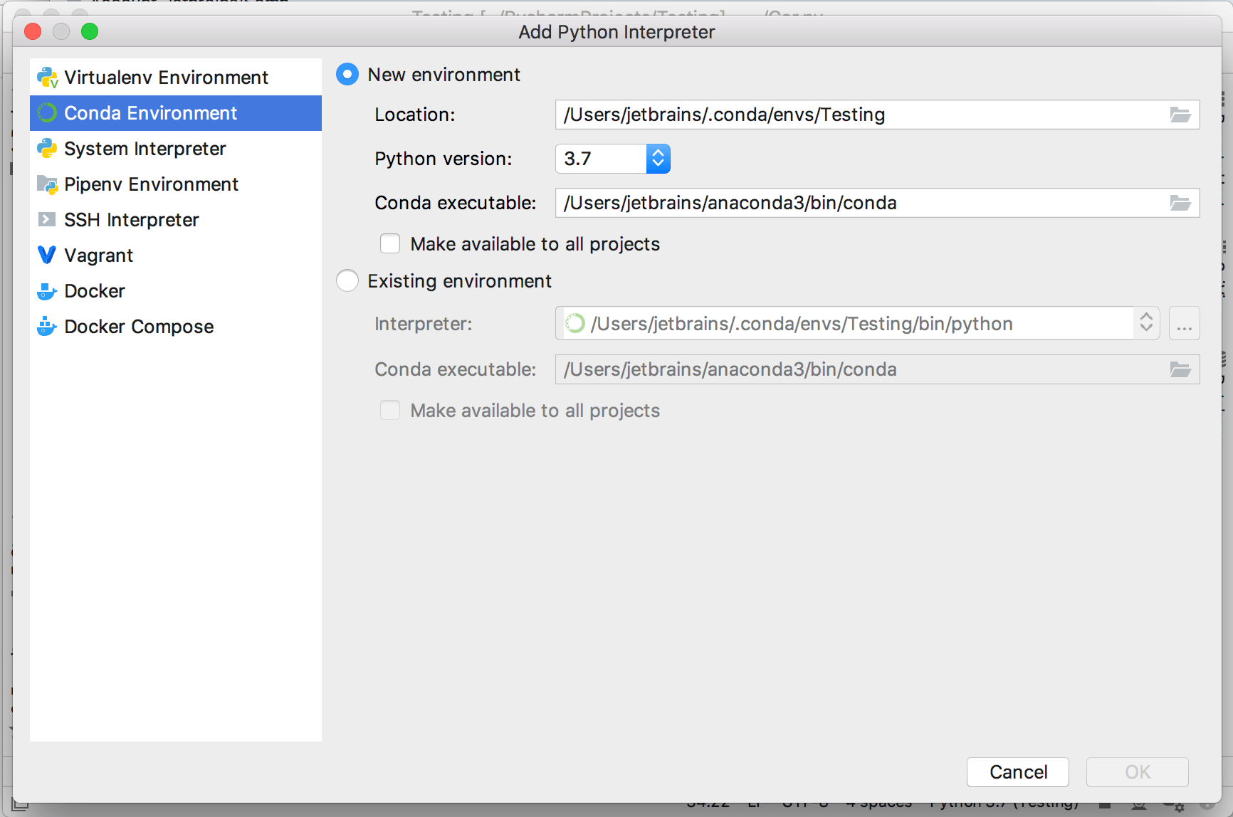 install conda on mac