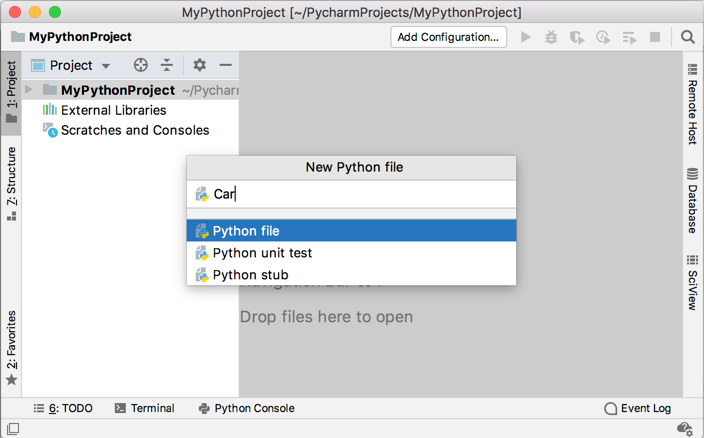 كيفية تسطيب Python علي الكمبيوتر Py_create_new_python_file