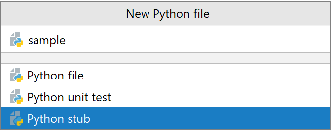 Stubs help pycharm