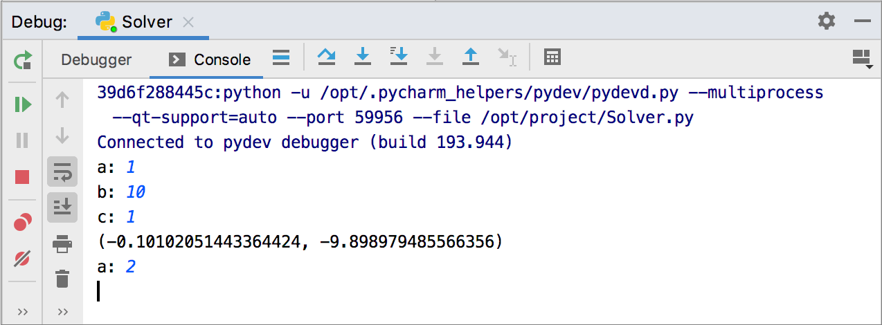 Debugging in a Docker container Debugging in a Docker container