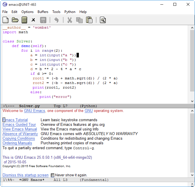 py emacs3 py emacs3