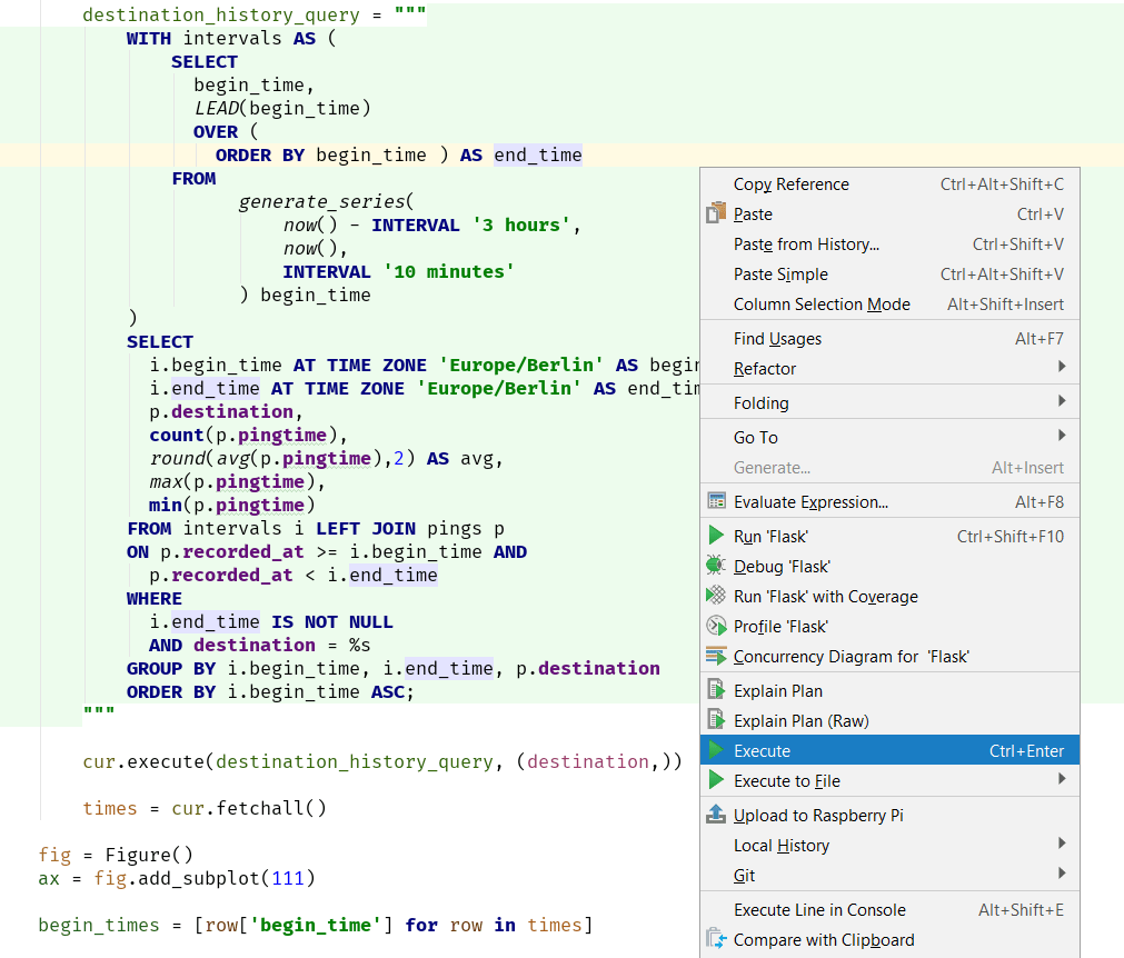 py execute sql from pycharm py execute sql from pycharm