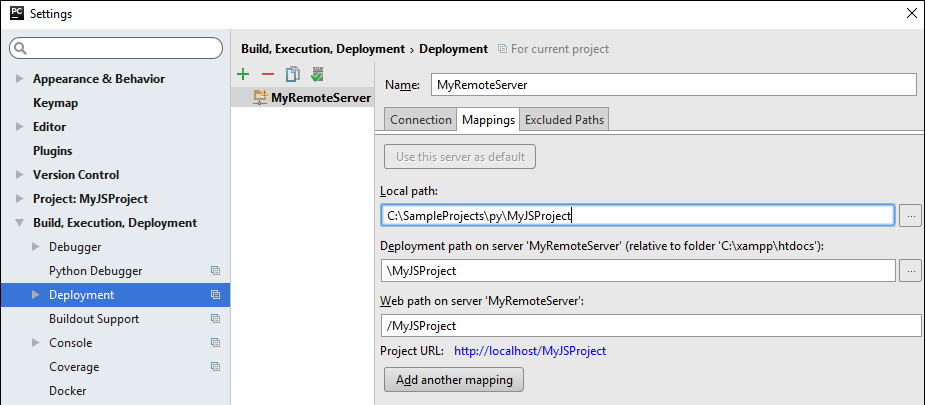 Configure folder mappings Configure folder mappings