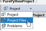 Scopes in the Project tool window Scopes in the Project tool window