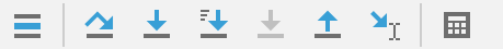 Stepping toolbar Stepping toolbar