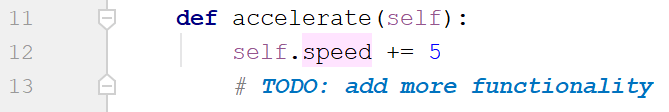 TODO comments example TODO comments example
