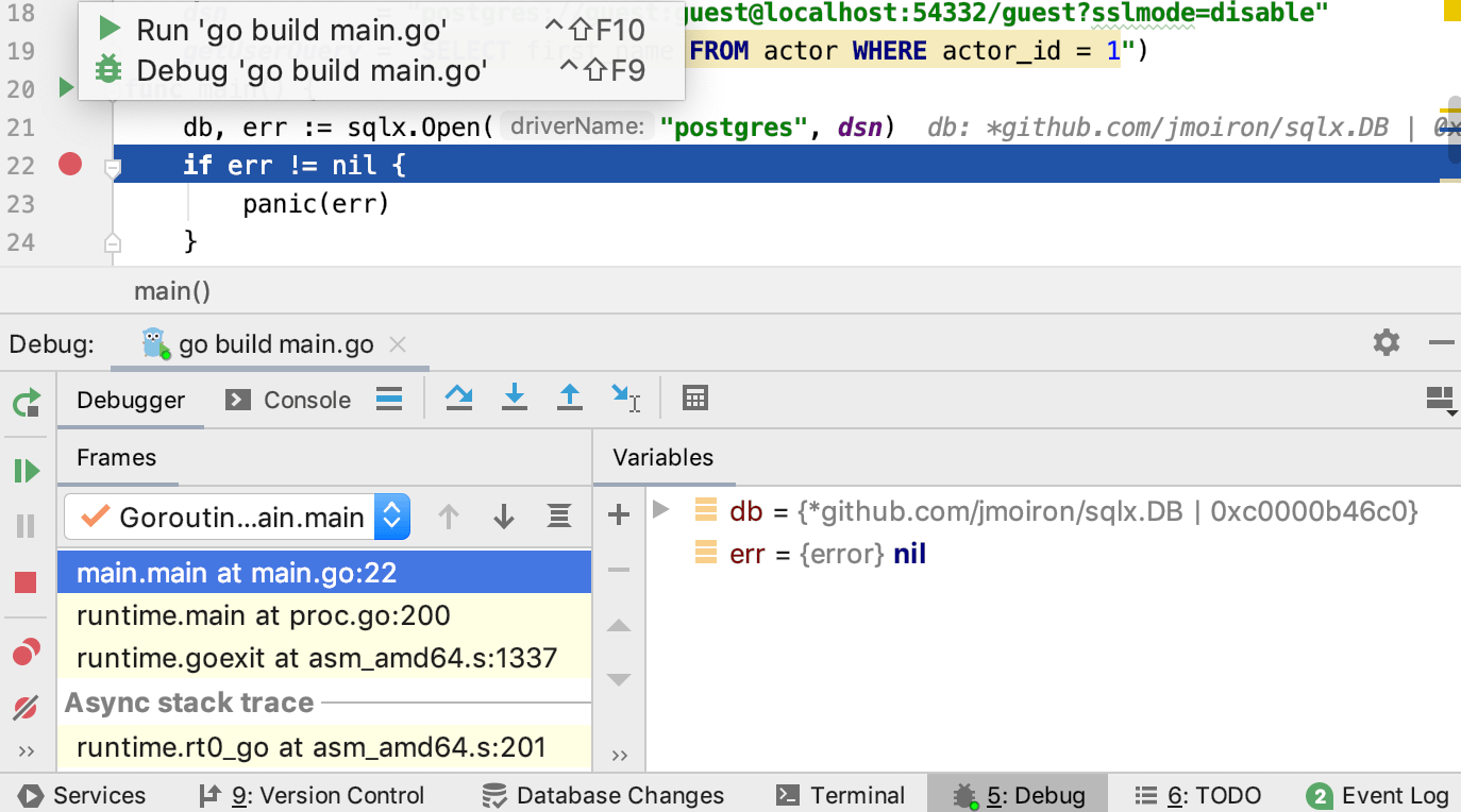 Debug your code Debug your code