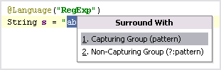 surround with surround with