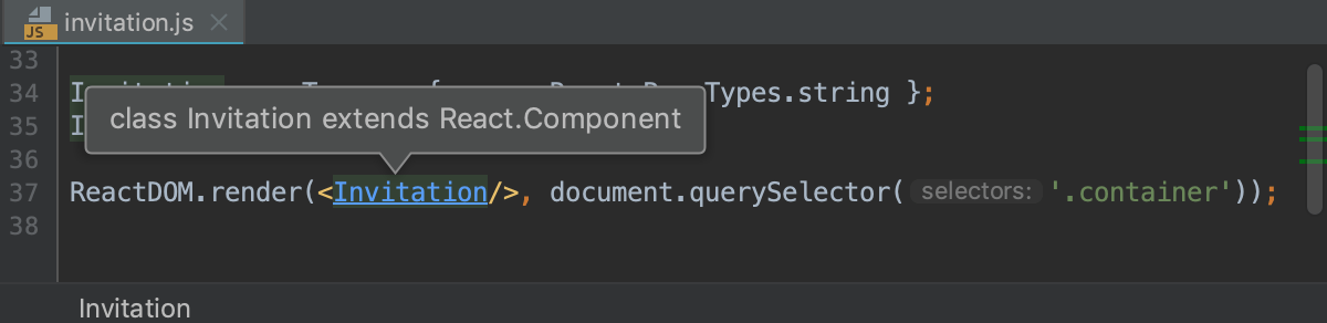 Source code navigation - Help | WebStorm