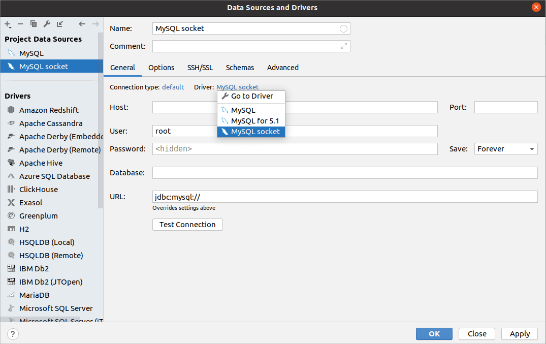 Mysql create user