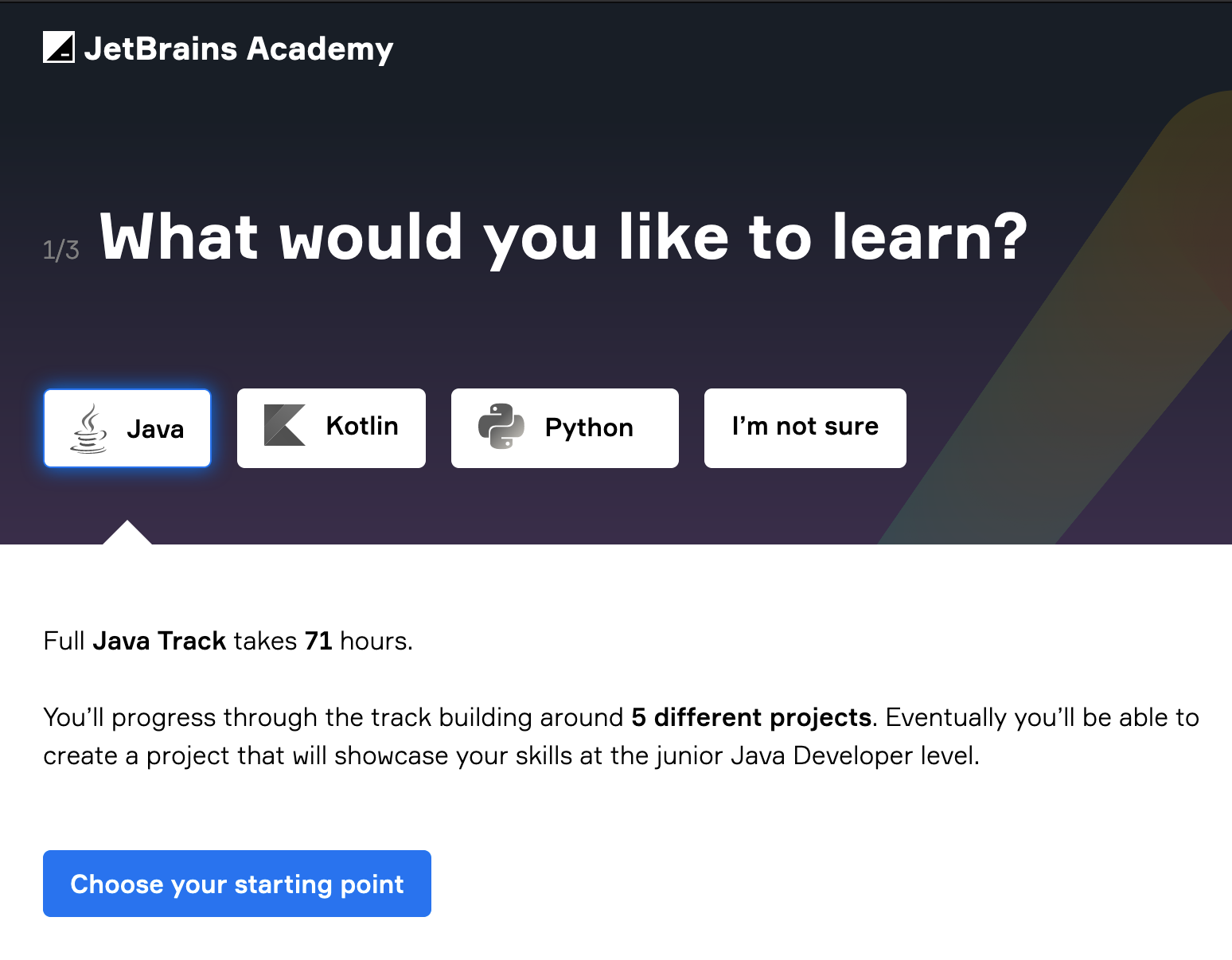 Code sharing. Jetbrains Academy Map.