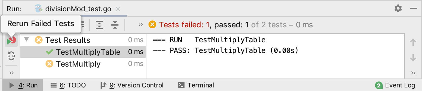 Rerun failed tests Rerun failed tests