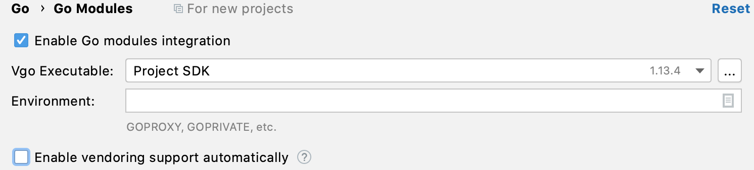 Automatic vendoring mode in Go 1.13 and earlier versions Automatic vendoring mode in Go 1.13 and earlier versions
