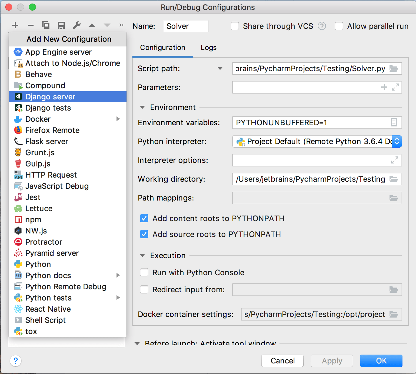 PYCHARM input. PYCHARM где кнопка add configuration.