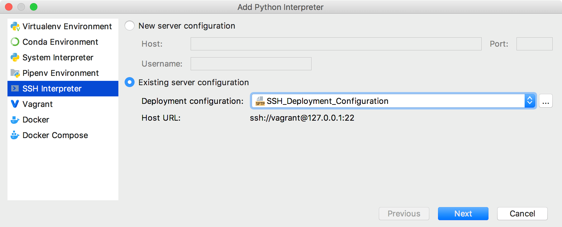 Username exists. Python interpreter. Config Python. Add configuration PYCHARM. ~/Environments$ Python интерпретатор.