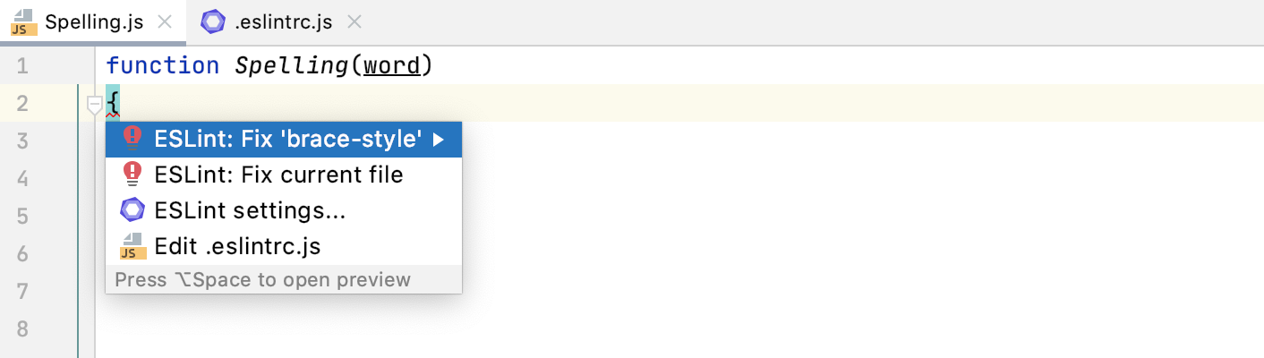 ESLint: resolving problems ESLint: resolving problems