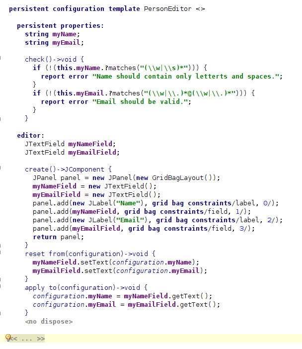 Person editor Person editor