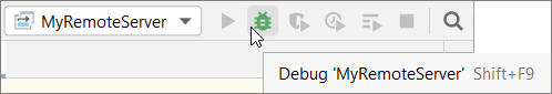 Running a debug configuration