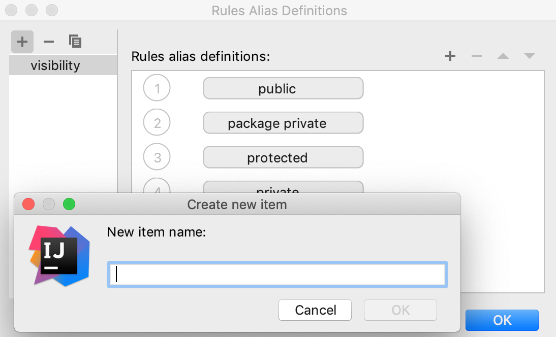 Rules Alias Definitions