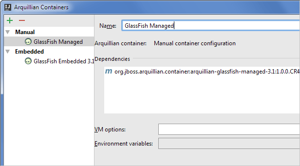 Arq23arquillian containers