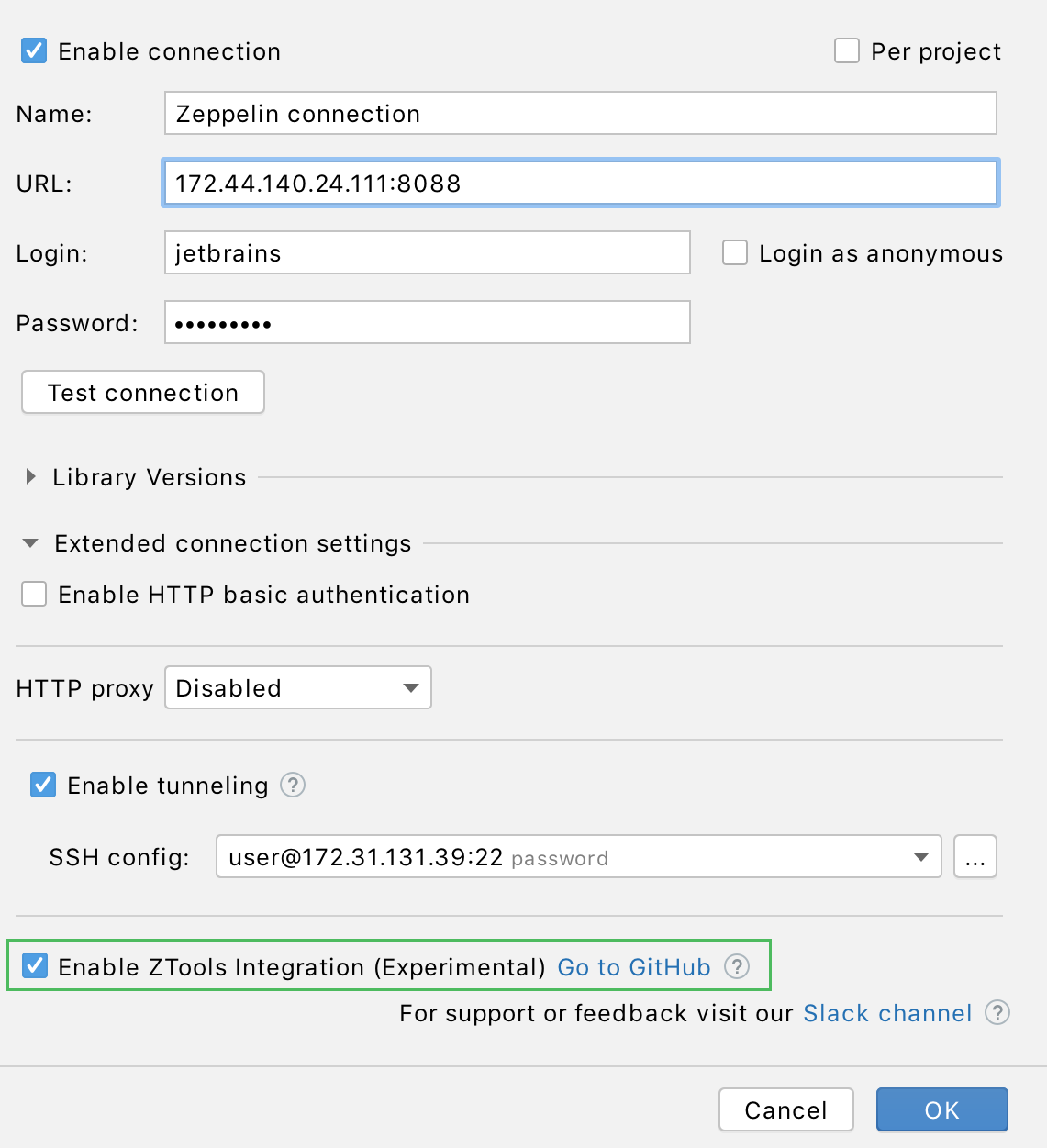 Enabling ZTools