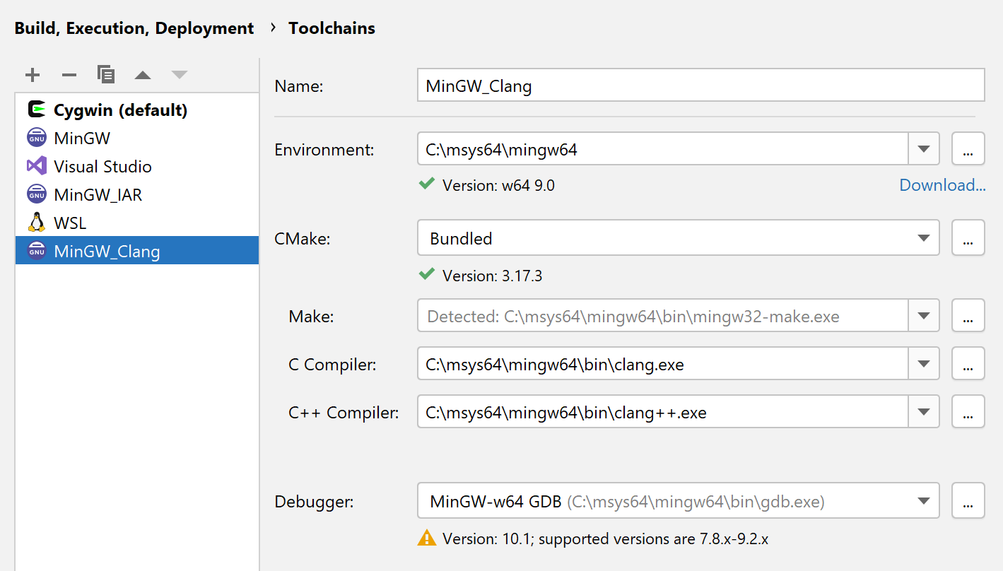 Visual Studio Gcc