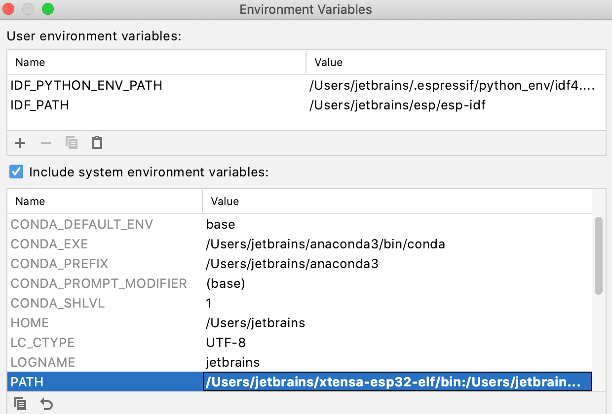 Environment variables for CMake