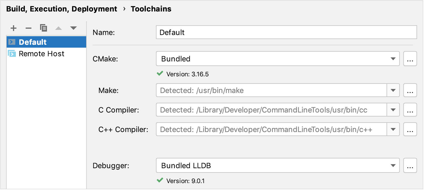 Creating a new toolchain on macOS/Linux