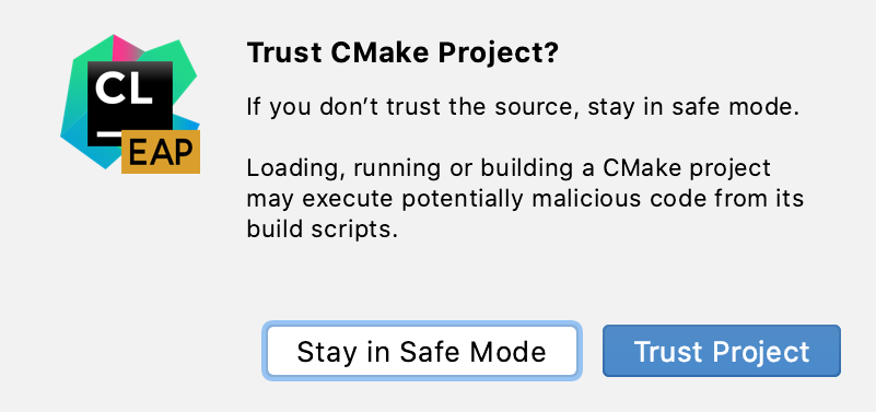 Cl trust cmake load